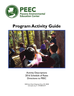 Program Activity Guide