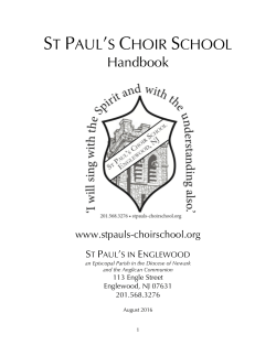 here - St Paul`s Choir School