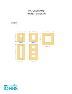 PICTURE FRAME PROJECT DIAGRAM
