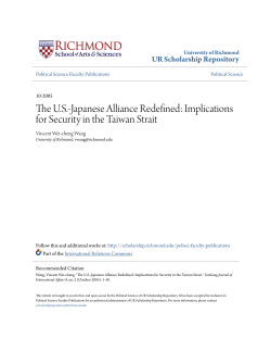 The U.S.-Japanese Alliance Redefined: Implications for Security in