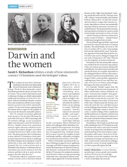 Darwin and the women