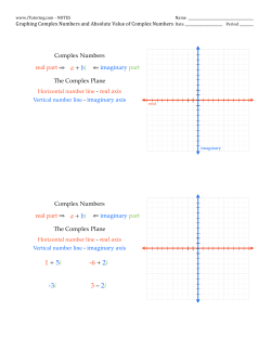 a + bi 1 + 5i -6 + 2i