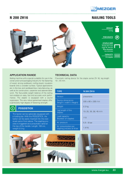 Catalogue for N 200 ZH16 - MEZGER Heftsysteme GmbH