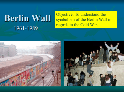 Berlin Wall - Helena High School