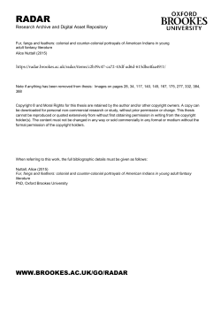 Fur, Fangs and Feathers - Oxford Brookes University