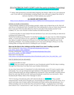 2016 FACEBOOK PARTY SCRIPT (with Pre-party