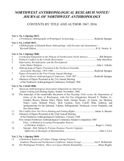 Numbered list of contents through 2016