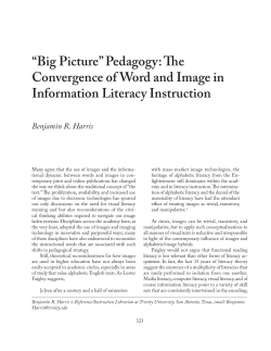 The Convergence of Word and Image in Information Literacy