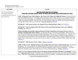 AD SCRIPT FACTS The National Republican Senatorial Committee