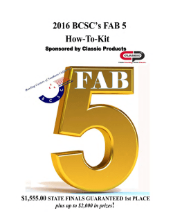 Fab 5 Tournament - socalbowling.com