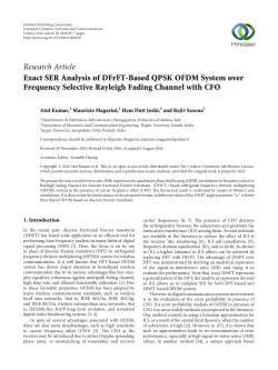 Exact SER Analysis of DFrFT-Based QPSK OFDM System over