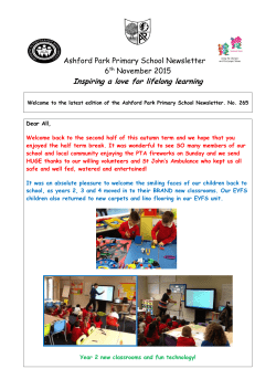 Time - Ashford Park Primary School