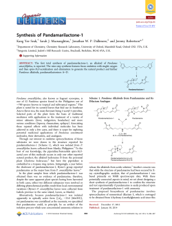 Synthesis of Pandamarilactone-1