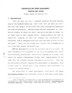 Sudhir Anand and Amartya Sen