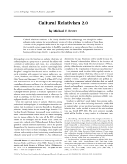 Cultural Relativism 2.0