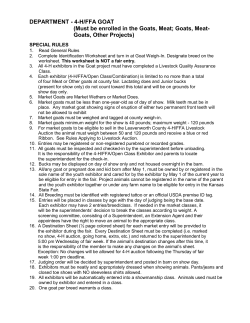4-H/FFA Goat - Leavenworth County Extension Office