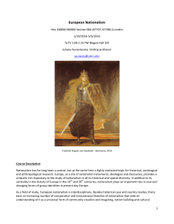 European Nationalism