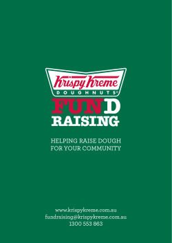 helping raise dough for your community