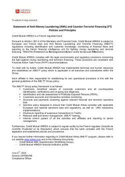 AML Statement June 2016 the PDF