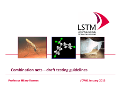 Combination nets - Roll Back Malaria