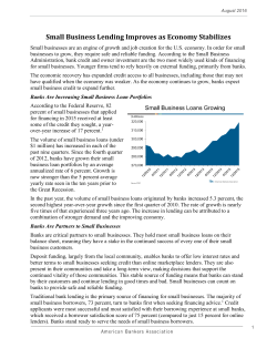 Bank Small Business Lending