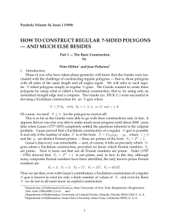 HOW TO CONSTRUCT REGULAR 7