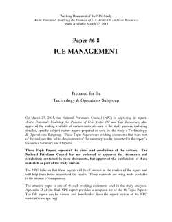 ice management - Arctic Potential