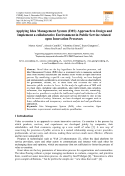 Applying Idea Management System (IMS) Approach to Design and