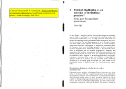 Political disaffection - Social Science Computing Cooperative