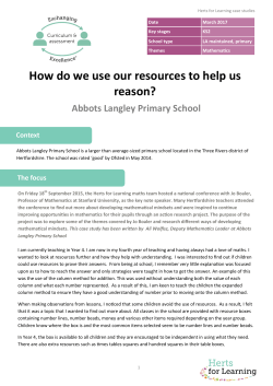 How do we use our resources to help us reason?