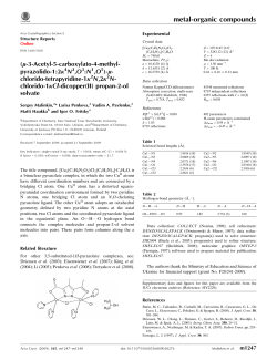 ([mu]-3-Acetyl-5-carboxylato-4-methylpyrazolido