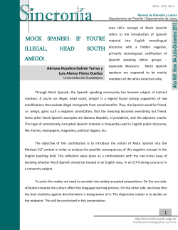 mock spanish: if you`re illegal, head south amigo!.