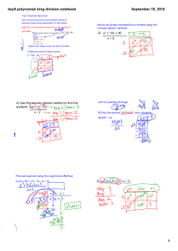 day9.polynomial long division.notebook