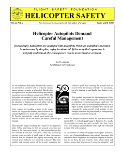 Helicopter Safety May-June 1997