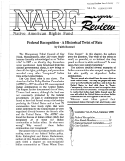 Vol. 14, No. 3 - Native American Rights Fund