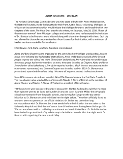 ALPHA IOTA STATE - Delta Kappa Gamma