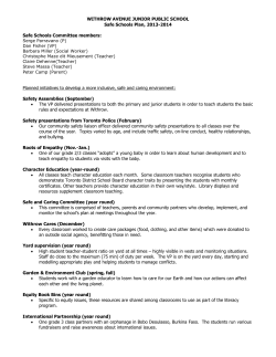 Developing A Culture of Caring and Respect