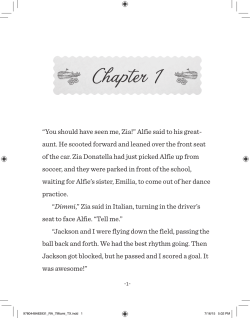 Read Excerpt - Giada De Laurentiis`s Recipe for Adventure