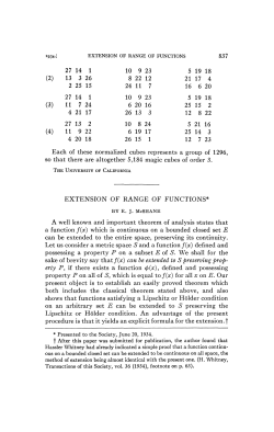extension of range of functions