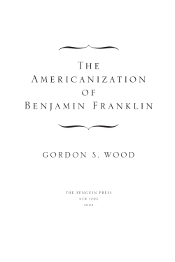 The Americanization of Benjamin Franklin
