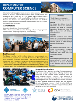 computer)science - University of New Orleans