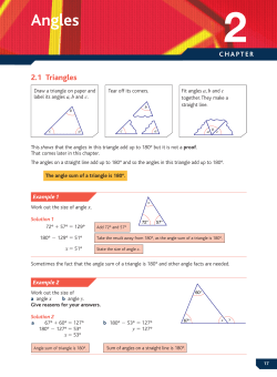 Angles - Learning Maths with Maths Area