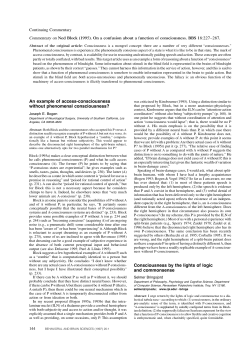 An example of access-consciousness without phenomenal