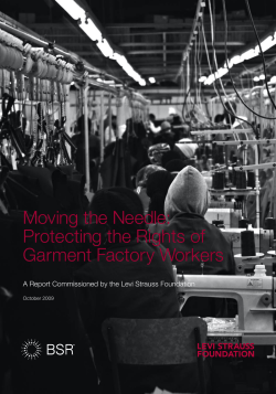 Moving the Needle: Protecting the Rights of Garment Factory Workers