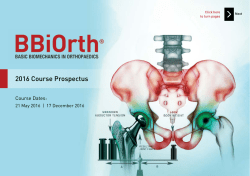 2016 Course Prospectus