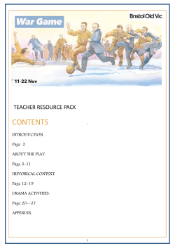 CONTENTS - Bristol Old Vic