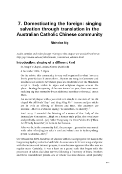 singing salvation through translation in the - ANU Press