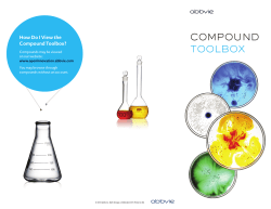compound toolbox - AbbVie Open Innovation Portal
