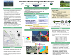 Estuarine habitat modeling in Southeast Alaska
