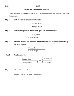 1-15 unit rate interactive notes #1